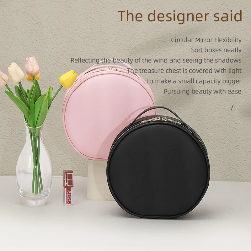 Beautiful Makeup Bag with Rechargeable Led Mirror and Light.