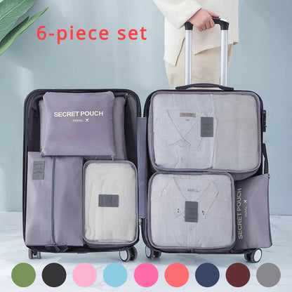 Travel Organizer Bags - Set of 6