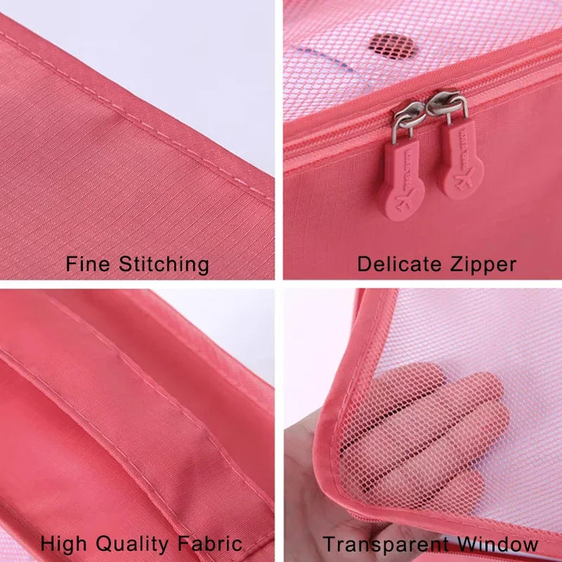Travel Organizer Bags - Set of 6