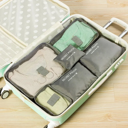 Travel Organizer Bags - Set of 6