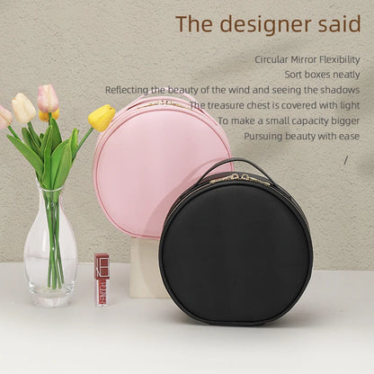 Beautiful Makeup Bag with Rechargeable  Led Mirror and Light.